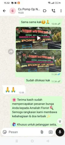 Testimonial Papan Bunga banjaririgasi